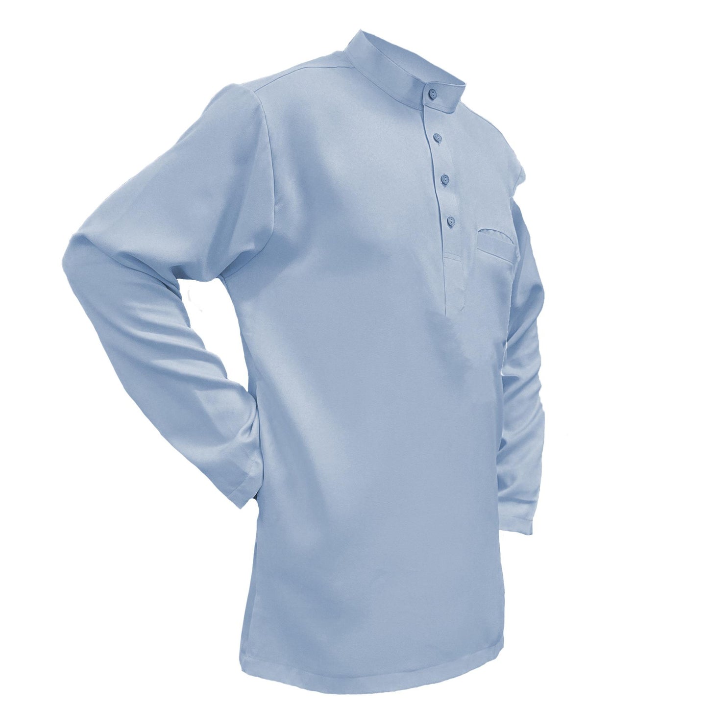 Baju Kurta Raya Classic Lengan Panjang Lelaki - Pakaian Muslim Lelaki Pocket Clothing All sizes Kanak-Kanak Remaja Dewasa