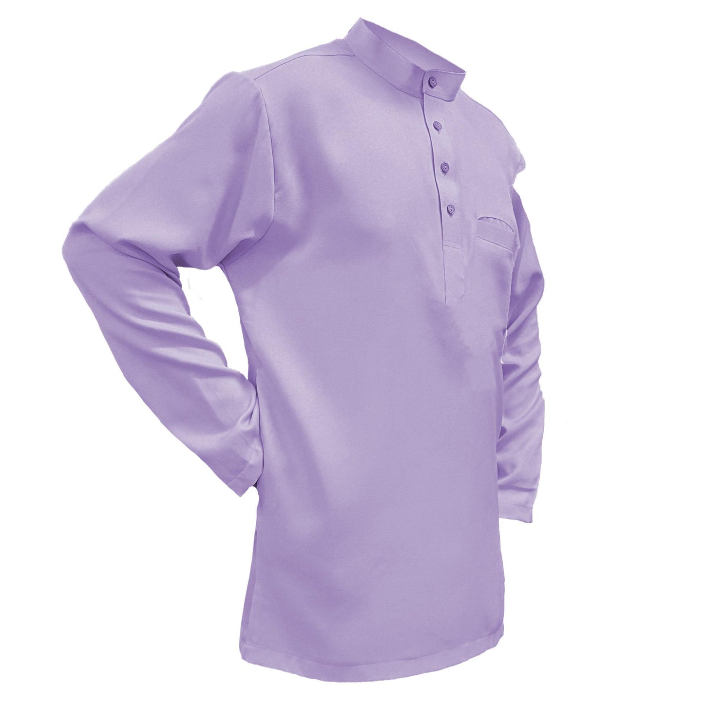 Baju Kurta Raya Classic Lengan Panjang Lelaki - Pakaian Muslim Lelaki Pocket Clothing All sizes Kanak-Kanak Remaja Dewasa