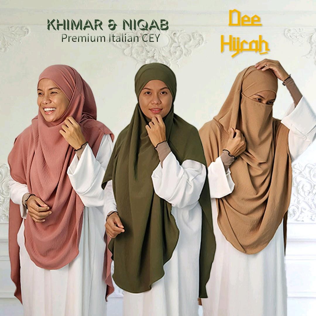 Round-Shape Khimar + Niqab - Premium Italian CEY
